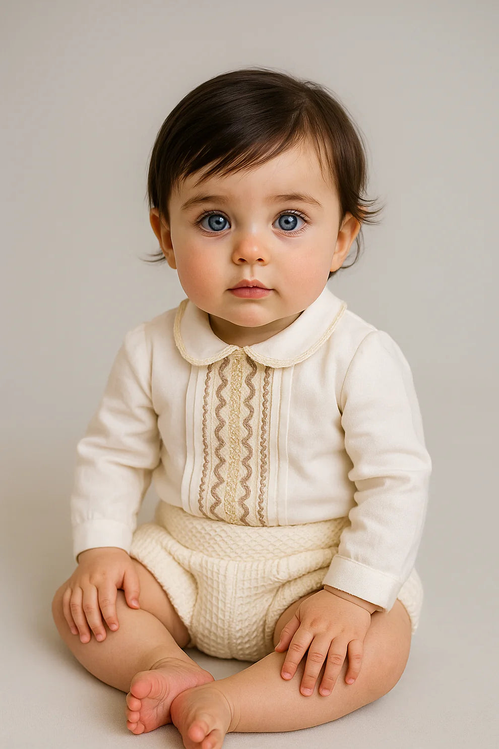 Miranda Boys Ivory & Beige Set 23