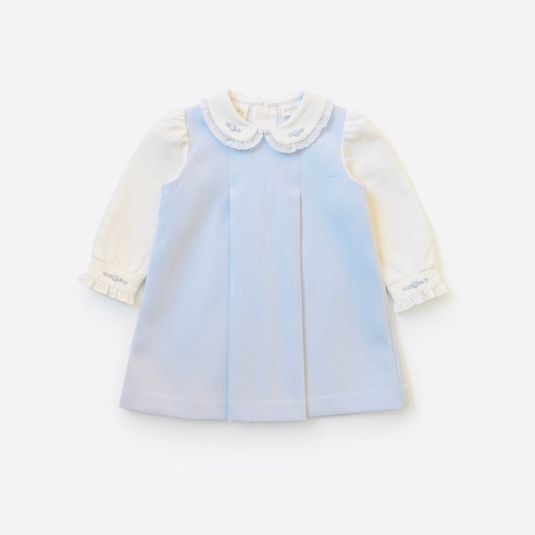 Pretty Originals Blue Puffed Sleeved Dress BD02357