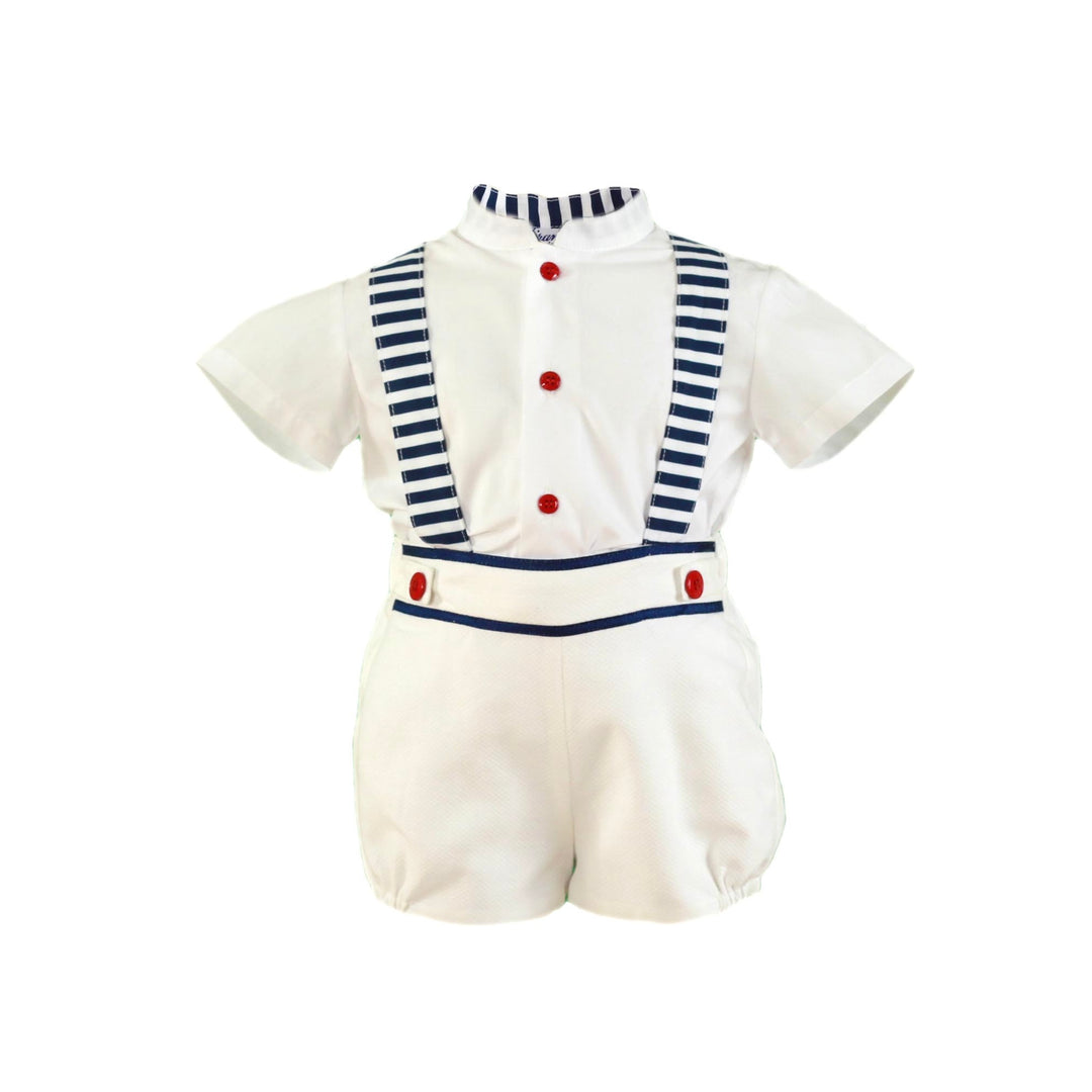 Miranda Baby Boys White Navy & Red Set 51223