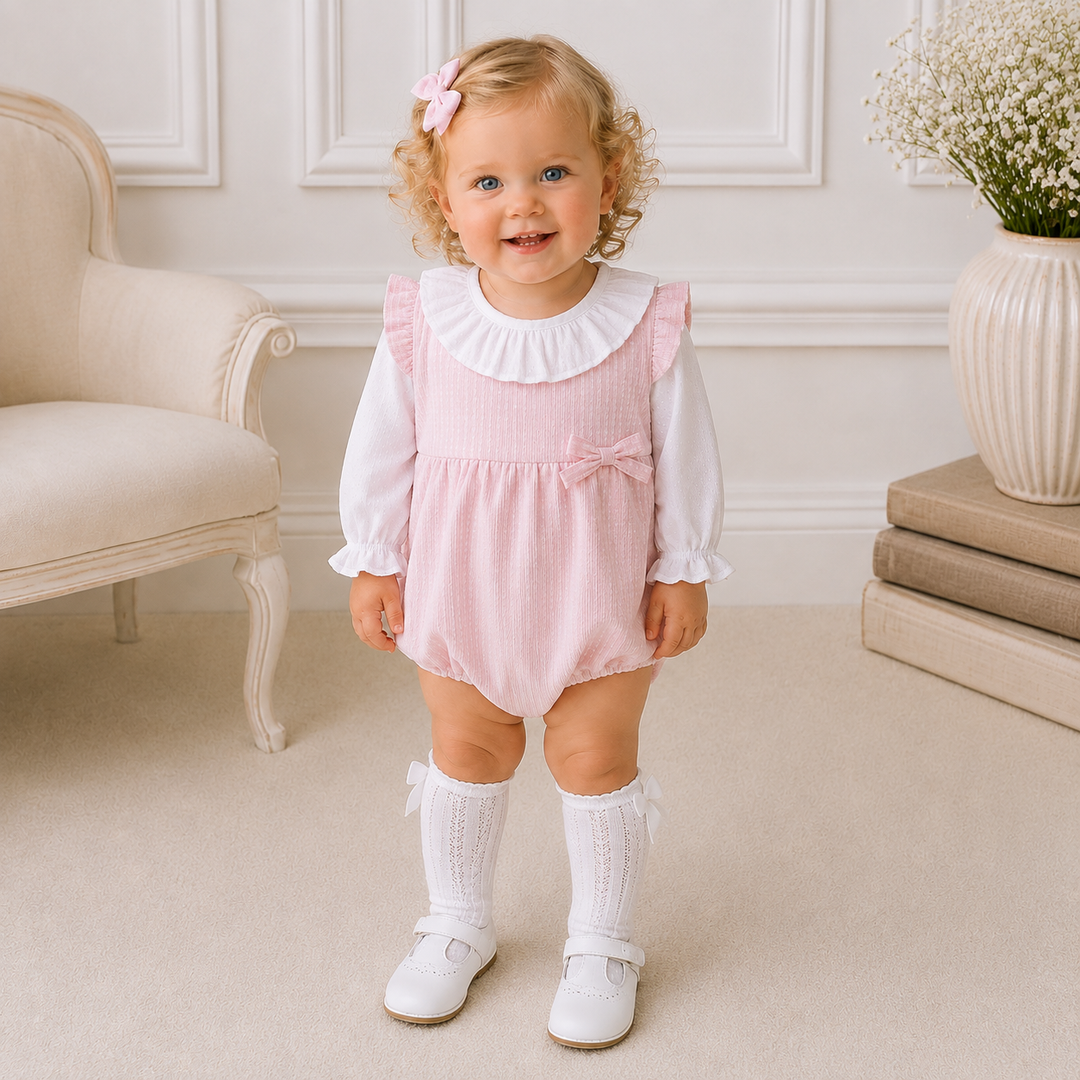 RAPIFE BABY GIRLS DREAMY PINK ROMPER 4207
