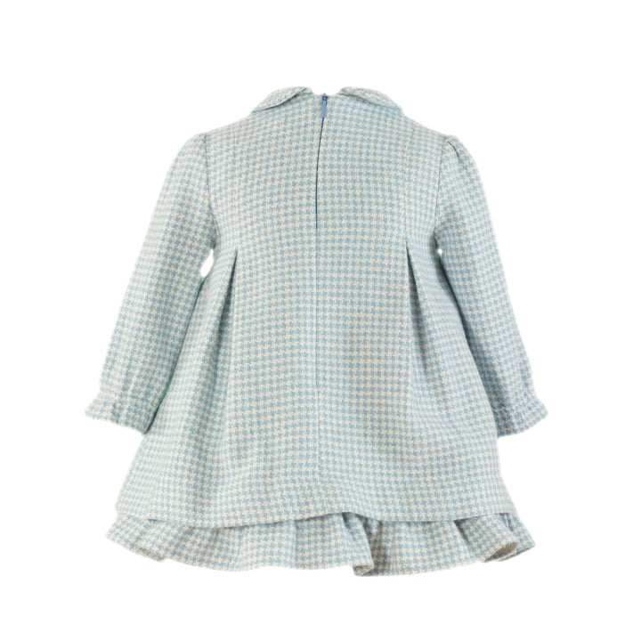 Miranda Girls Blue Houndstooth Dress 229VB