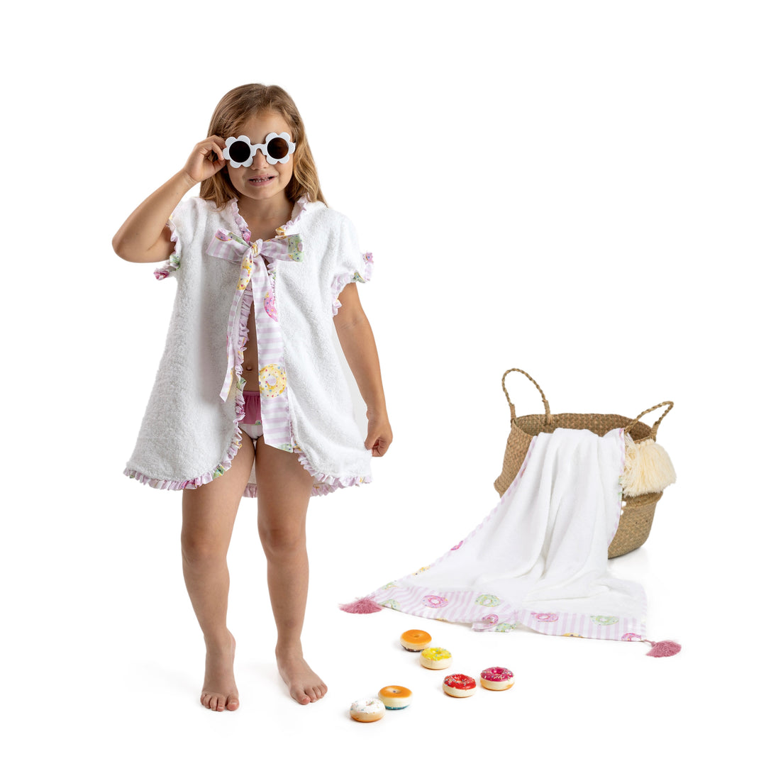 Meia Pata Girls Donuts Poncho Cover Up MP031SS24