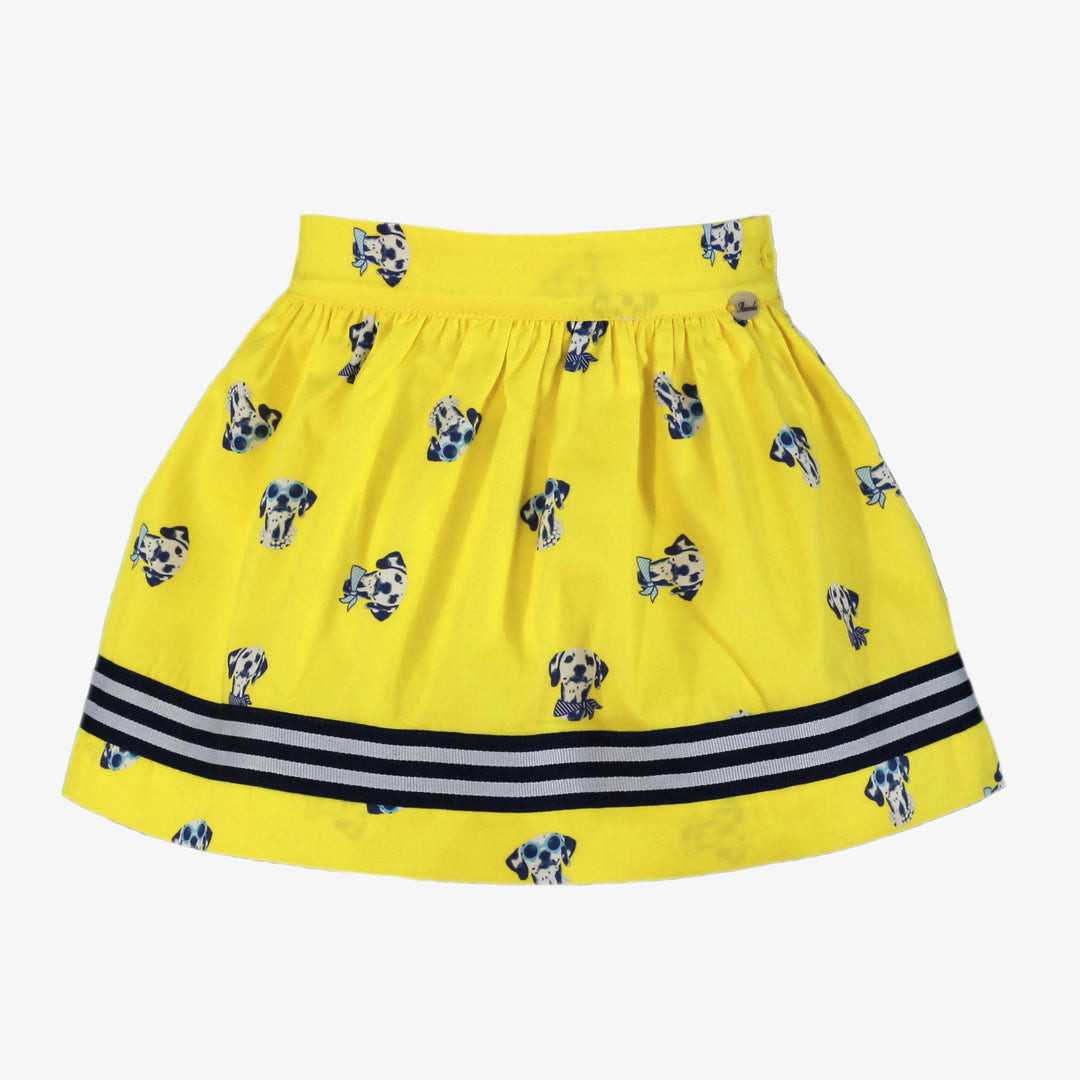 PRE ORDER Miranda Yellow & Navy Skirt Set 6322