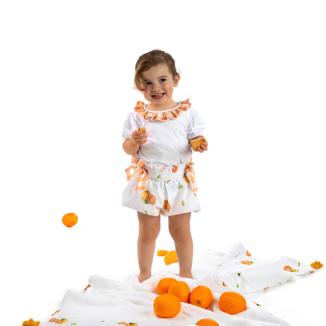 Meia Pata Oranges Bubble Short Set MP021SS24