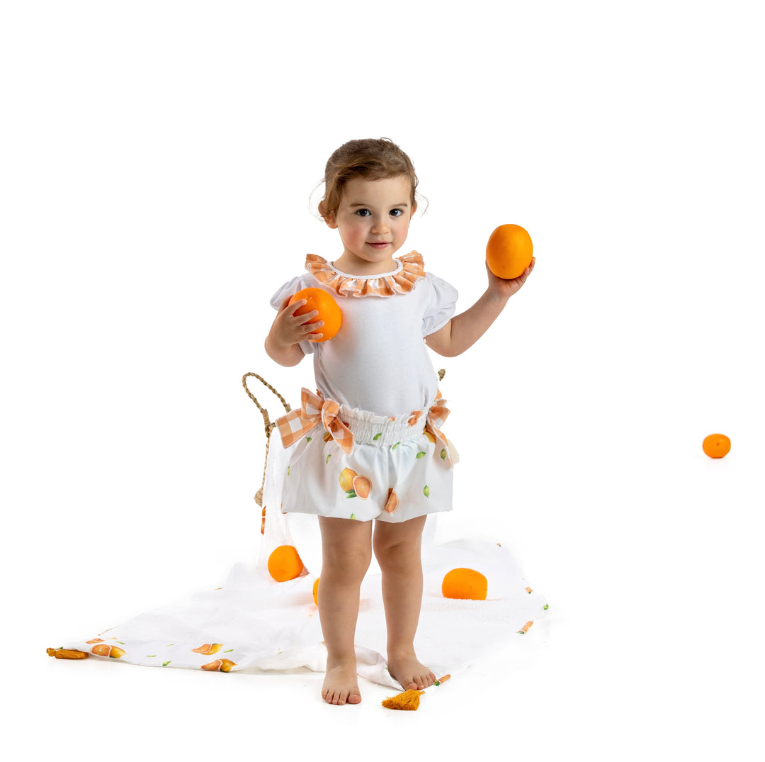 Meia Pata Oranges Bubble Short Set MP021SS24