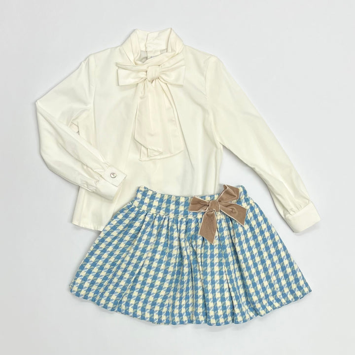 Babine Girls Check Skirt & Blouse Set 2412061