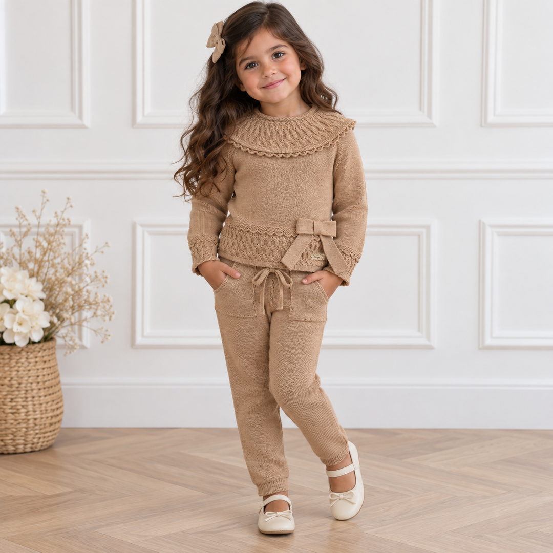 RAHIGO GIRLS CAMEL TRACKSUIT 26238