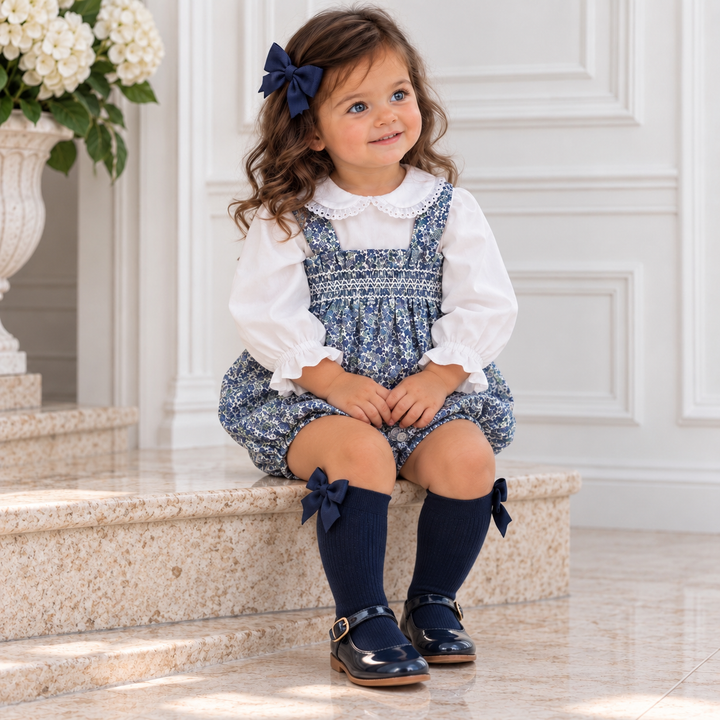 SARDON BABY GIRLS LIBERTY 2 PIECE ROMPER SET N026CB-631