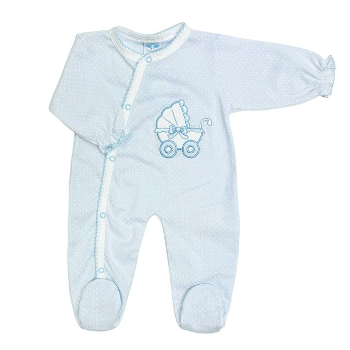 Sardon Pram Blue Babygrow 24HA-325