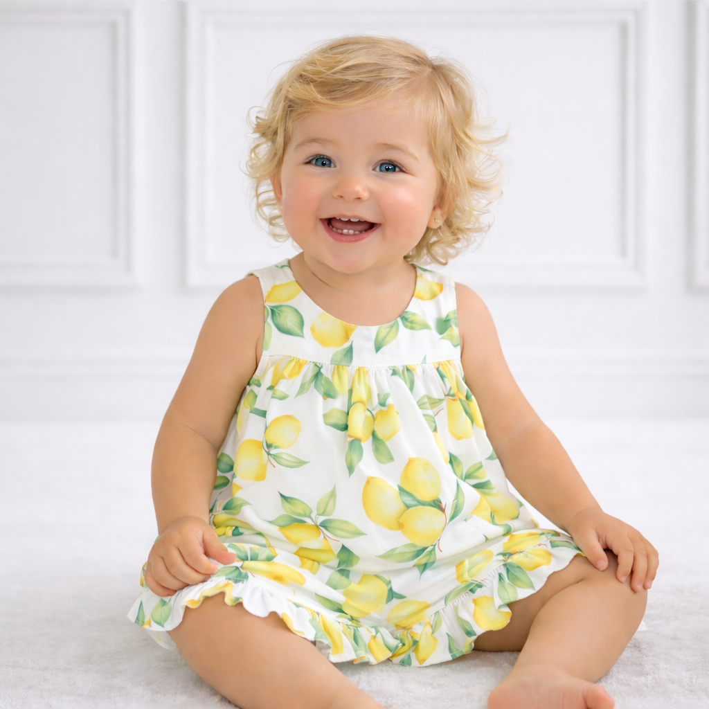 Deolinda Baby Girls Sorento Lemons Dress & Knickers 26323