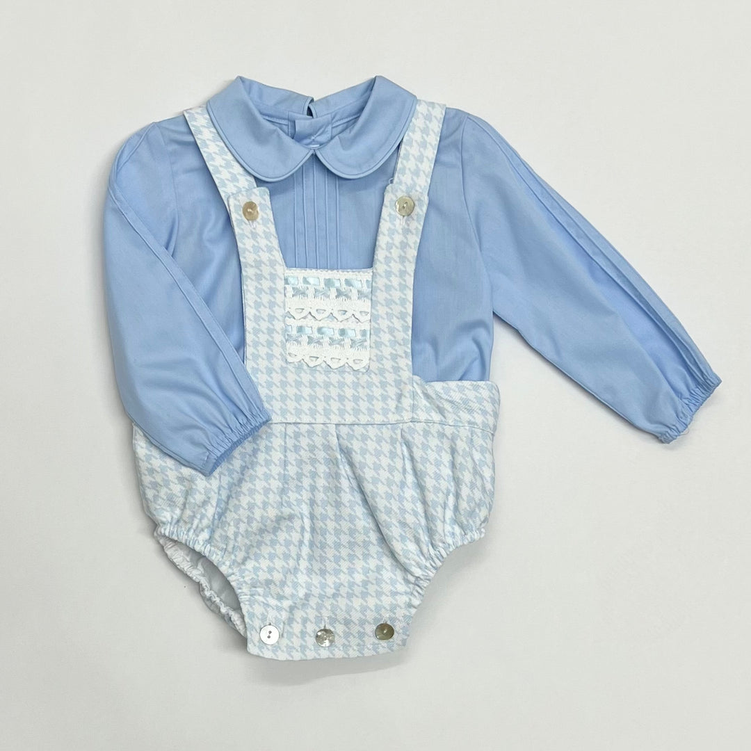 Babine Baby Boys Dogtooth Romper & Shirt Set 2412106