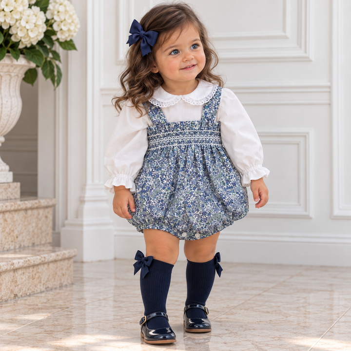 SARDON BABY GIRLS LIBERTY 2 PIECE ROMPER SET N026CB-631