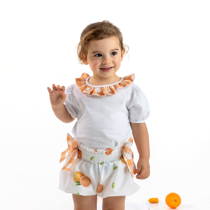 Meia Pata Oranges Bubble Short Set MP021SS24