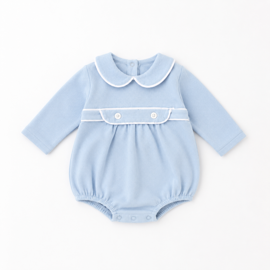 RAPIFE BABY BOYS BLUE ROMPER 4308