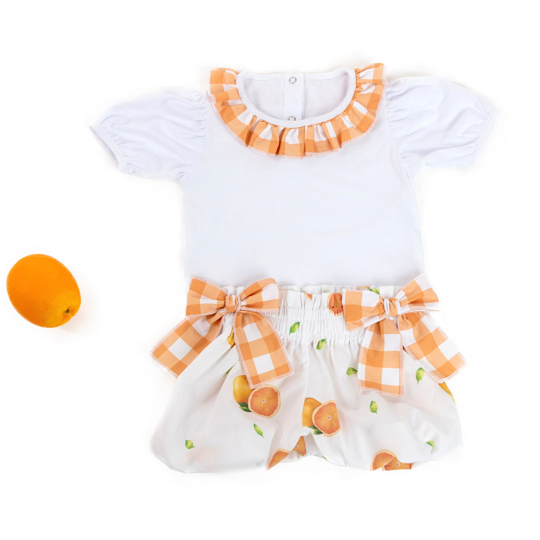 Meia Pata Oranges Bubble Short Set MP021SS24