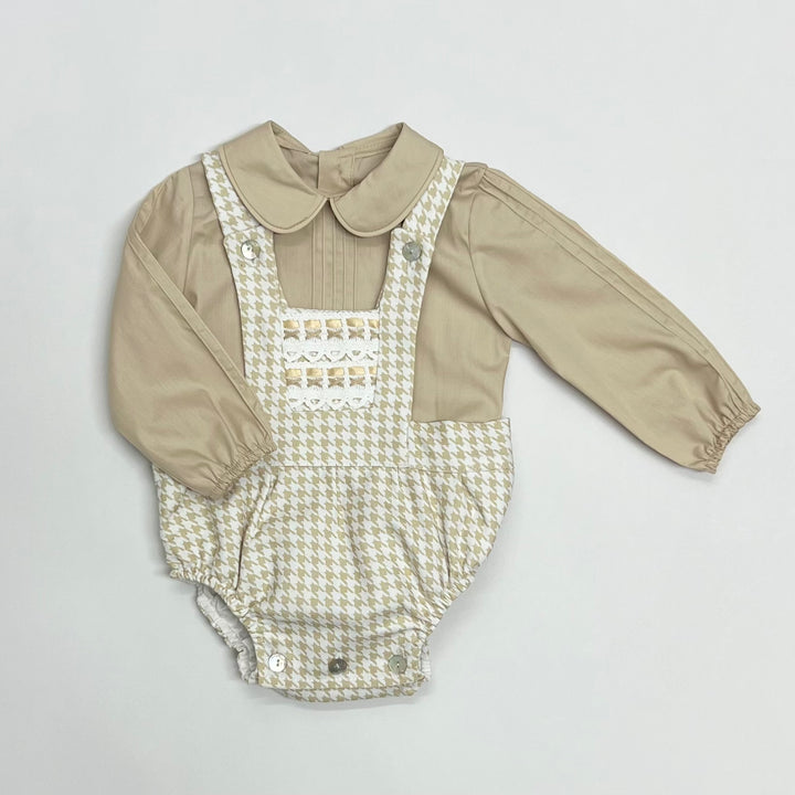 Babine Baby Boys Dogtooth Romper & Shirt Set 2412106