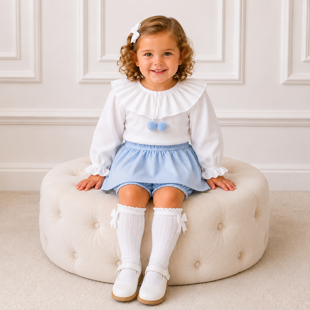 RAPIFE BABY GIRLS PINK POM POM  JAM PANT SET 4219