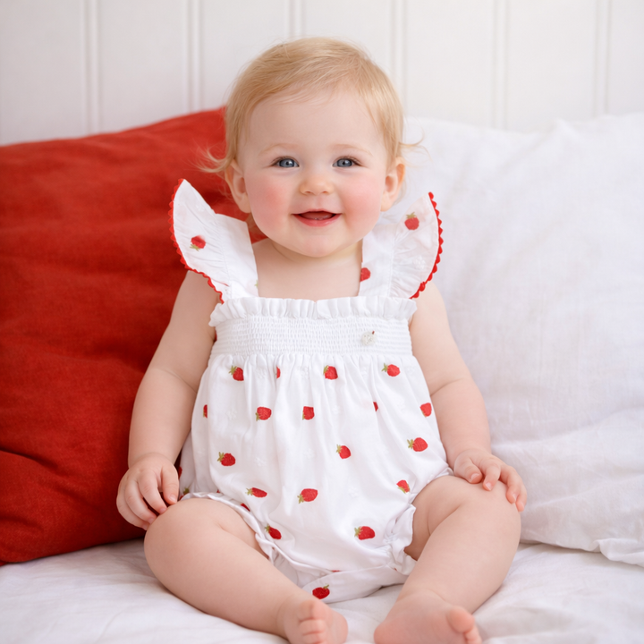 PRE ORDER Deolinda Strawberry Romper 26507