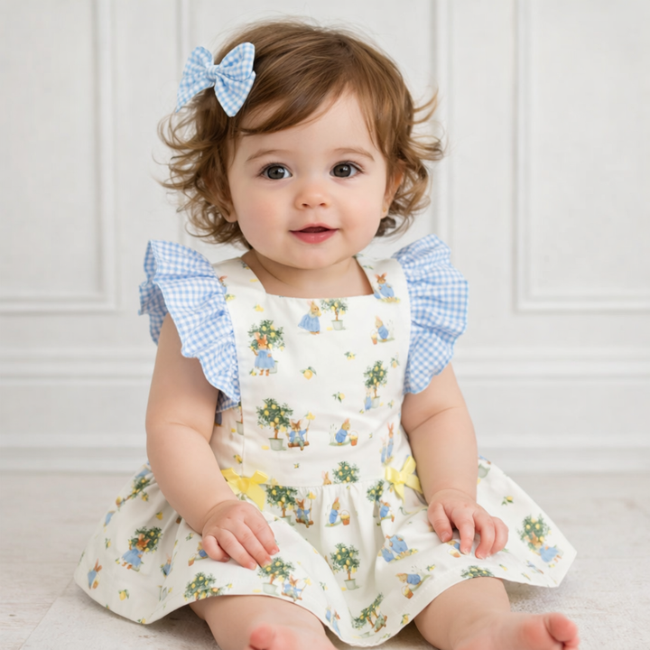 Miranda Baby Girls Bunny Dress & Knickers 25VB