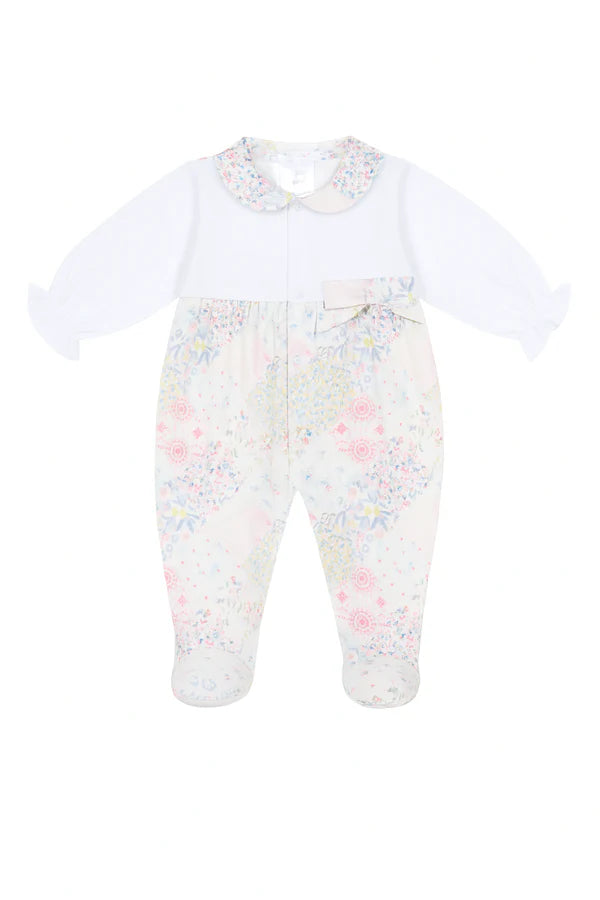 Deolinda Baby Girls Patchwork Babygrow DBV26123