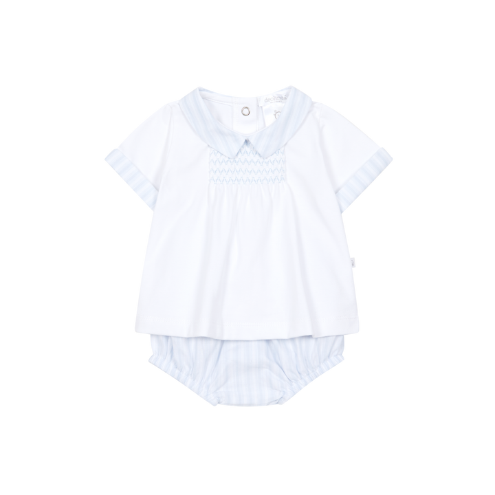 PRE ORDER Deolinda  Blue & White Stripe Jam Pant Set 26609