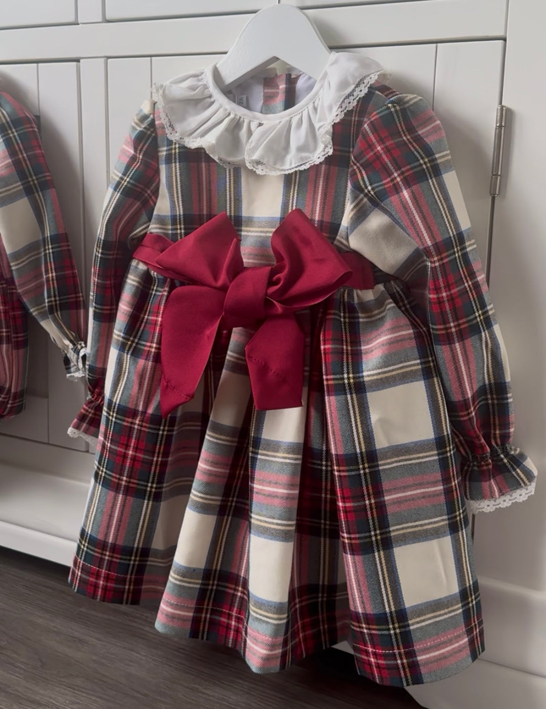 Fofettes Be Chic Girls Red Tartan Dress 435D Little Beautifuls Fofettes Be Chic Girls Red Tartan Dress 435D Little Beautifuls