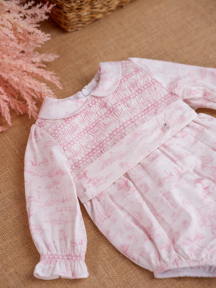 Deolinda Romera Smocked Romper 25505