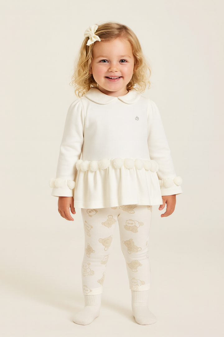 Deolinda Jazz Teddy Bear Pom Pom Legging Set 25717