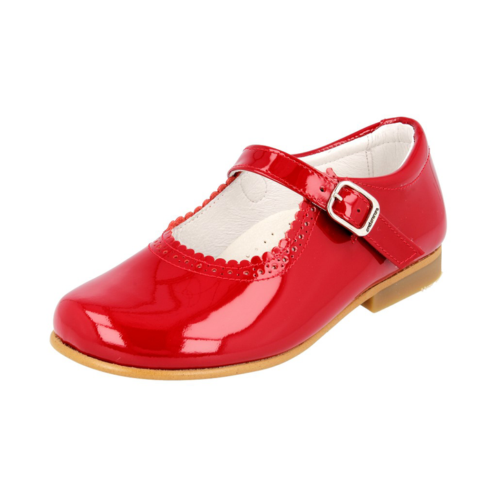 Andanines Red Patent Leather Mary Jane Shoes 846/803R