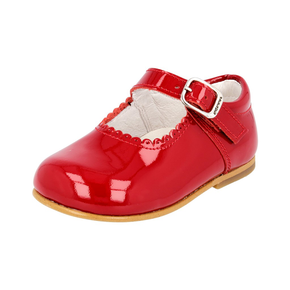 Andanines Red Patent Leather Mary Jane Shoes 846/803R