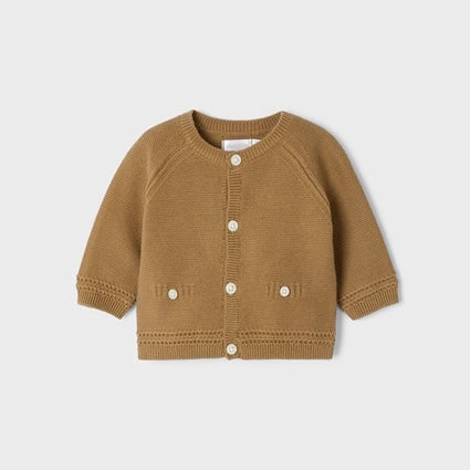 Mayoral Camel Cotton Cardigan 1347T