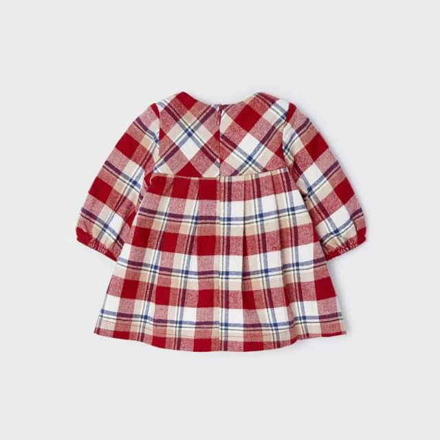 Mayoral Baby Girls Red Plaid Dress 2809R