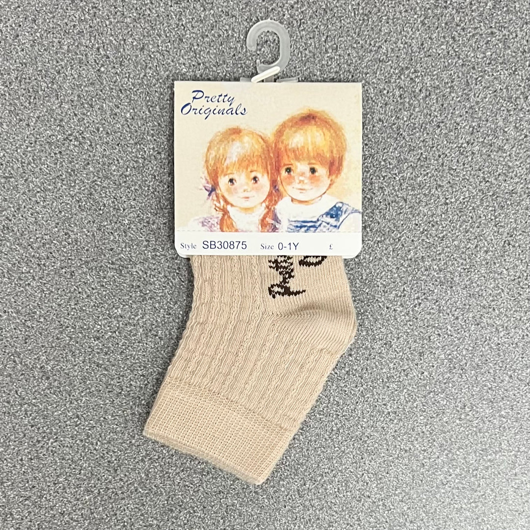 Pretty Originals Camel Ankle Socks SB30875CA